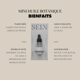Mini Huile botanique bain et corps Rituel Luv Peau douce • Pêche • Sensualité