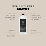 Recharge bain moussant Nordique Relaxation Eucalyptus • Lavande