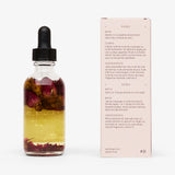 Huile botanique bain et corps Rituel Quartz Peau saine • Rose • Apaisement