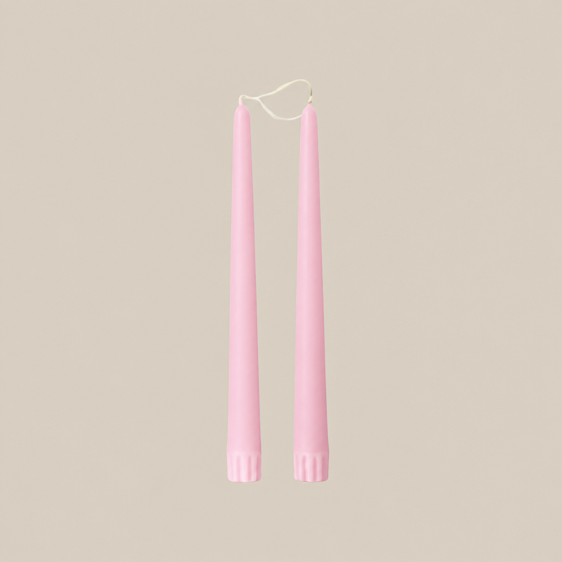 Duo de chandelles effilées Rose 18"