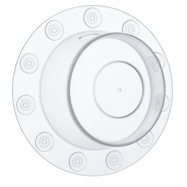 Bouchon couvre-drain pour baignoire