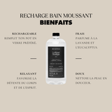 Recharge bain moussant Nordique Relaxation Eucalyptus • Lavande