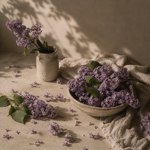 Huile botanique Mini BLOMST de Selv Rituel, huile rituel aux extraits de plantes dans un flacon élégant.